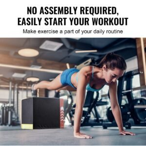 3 in 1 plyometric jump box 161412 inch cotton plyo box platform jumping agility box anti slip fitness exercise step up box for home gym training conditioning strength training black 3.jpg