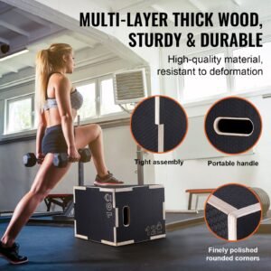 3 in 1 plyometric jump box 161412 inch wooden plyo box platform jumping agility box anti slip fitness exercise step up box for home gym training conditioning strength training black 3.jpg