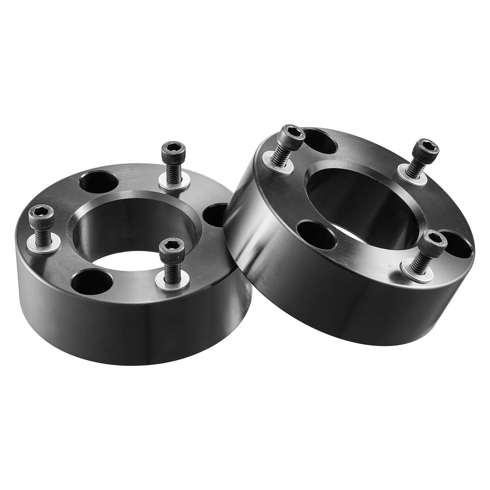 3 inch front and 2 inch rear leveling lift kit for 2007 2023 silverado 1500 2wd4wd 2007 2023 sierra 1500 2wd4wd chassis level kit with 2 front strut spacers 2 rear lift blocks 2 u bolts.jpg