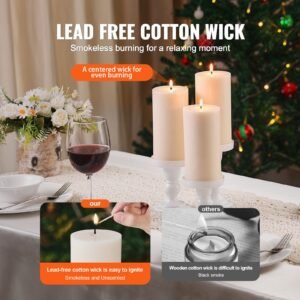 3 pack white unscented pillar candles 65 hours long burning pillar candle 3 x 6 inch smokeless unscented candles natural palm wax candles for home weddings christmas white 3.jpg