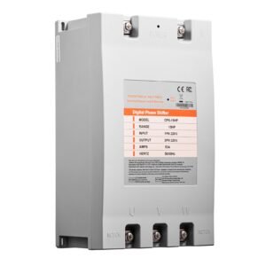 3 Phase Converter - 15HP 53A 220V Single Phase to 3 Phase Converter, 220V Input/Output, Digital Phase Shifter for Residential & Light Commercial Use (One Converter for One Motor Only)