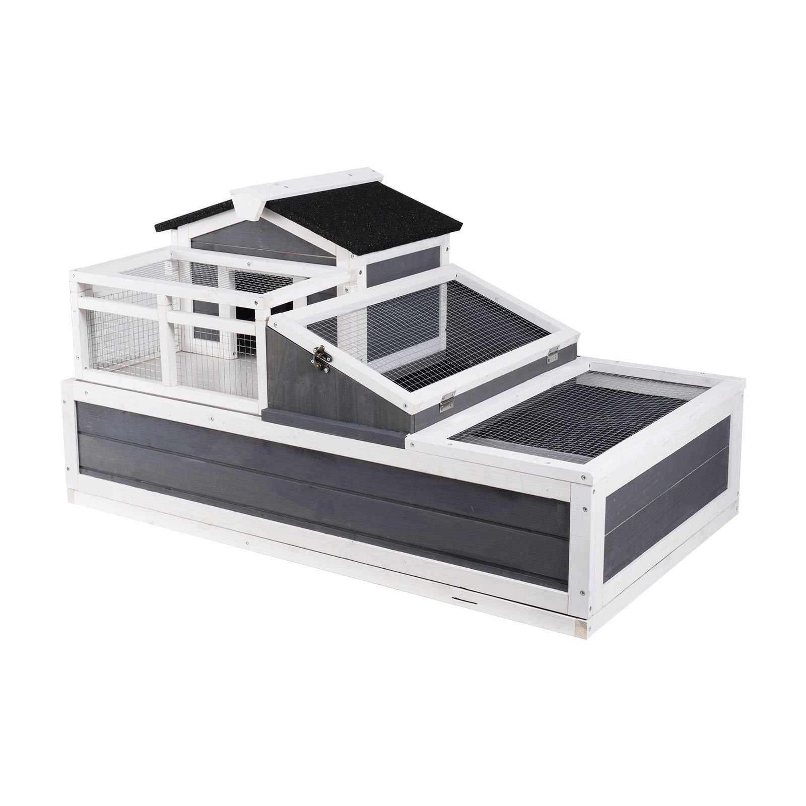 3 room tortoise housetortoise habitat with balcony 2 stories wooden tortoise enclosure indoor outdoor with ramp tray openable roof large reptile cage 44 x 256x 24.jpg