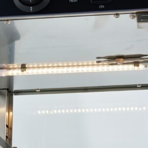 3 tier commercial food warmer display 800w food display warmer with led light adjustable shelf and stainless steel frame 86 185 f air heating 34l for hamburger pizza bread fried chicken 1.jpg
