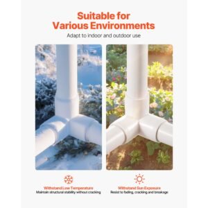 3 way pvc fittings 1 inch pvc pipe joints elbow connector 10 pack furniture grade pvc tee fittings for diy storage rack animal cage pool or garden support frame impact weather resistant 1.jpg