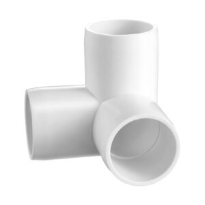 3 way pvc fittings 1 inch pvc pipe joints elbow connector 10 pack furniture grade pvc tee fittings for diy storage rack animal cage pool or garden support frame impact weather resistant 5.jpg