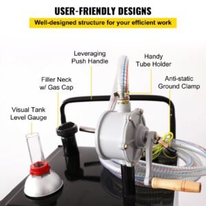 30 gallon fuel caddy gas storage tank 4 wheels with manuel transfer pump gasoline diesel fuel container for cars lawn mowers atvs boats more black 3.jpg
