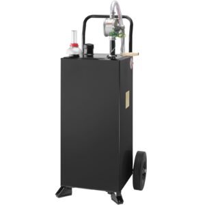 30 gallon gas caddy fuel storage tank with wheels portable fuel caddy with manuel transfer pump gasoline diesel fuel container for cars lawn mowers atvs boats more black 4.jpg