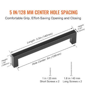 30 pack cabinet pulls 503in 128mm center to center slim square kitchen cabinet drawer stainless steel modern kitchen cupboard door handles for kitchen bathroom bar hardware matte black 1.jpg