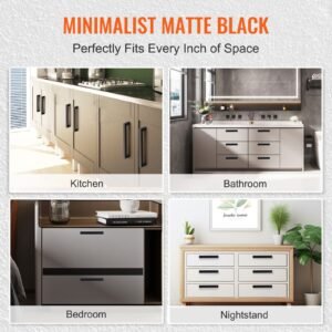 30 pack cabinet pulls 503in 128mm center to center slim square kitchen cabinet drawer stainless steel modern kitchen cupboard door handles for kitchen bathroom bar hardware matte black 4.jpg