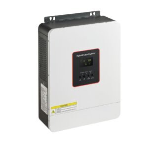 3000W Hybrid Solar Inverter, 24V DC to 230V AC, Pure Sine Wave Power Inverter Charger, Built-in 80A MPPT Solar Controller, Compatible with Lead Acid Lithium Battery, for Home, Camper, Off-Grid