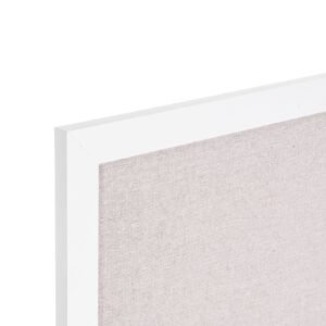 30x20 white cork board with linen surface stylish wall mounted bulletin board for home school office elegant functional noticeboard 5.jpg