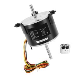 3108706.916 RV AC Fan Motor Compatible with Dometic Brisk Air I Model - Single Phase, 1/5HP AC115V 2.6A 1650 RPM (3 Speeds)