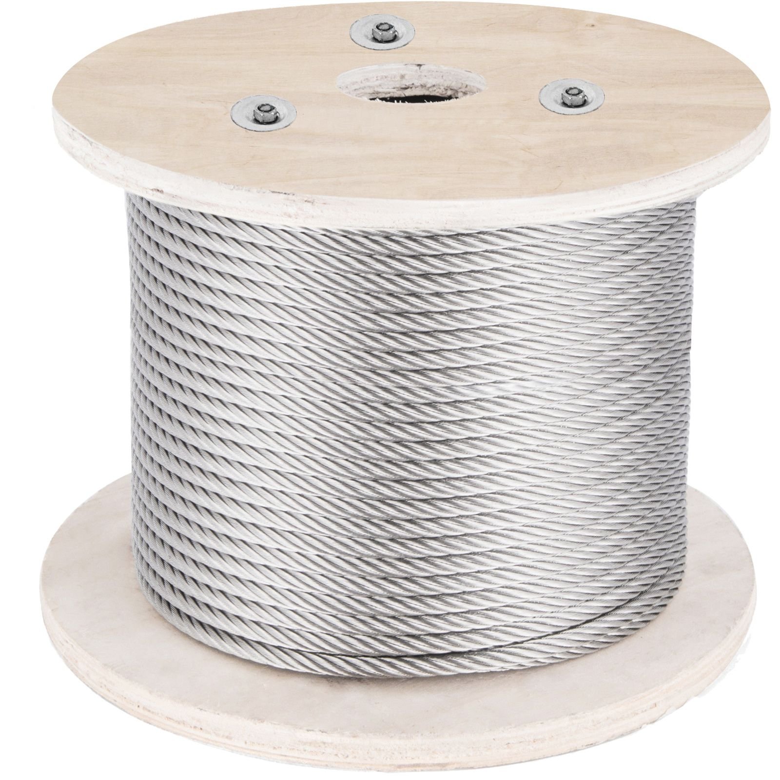 316 stainless steel cable 500ft stainless steel wire rope of 532 inch diameter and 1x19 construction 3300 lbs breaking strength steel cable for outdoor railing decking diy balustrade.jpg
