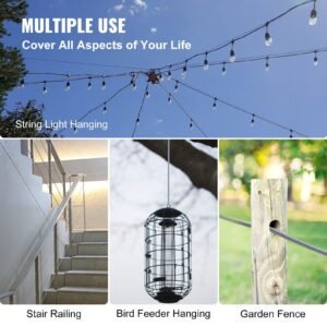 316 stainless steel wire rope 500ft length steel wire cable 316 inch steel cable railing decking with 1x19 strands construction 4700lbs breaking strength for stair handrail clothesline 5.jpg