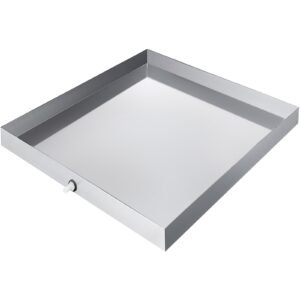 32 x 30 x 25 inch washing machine pan 18 ga thickness galvanized steel heavy duty compact washer drip tray with drain hole hose adapter.jpg