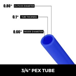 34 pex tubing 300ft non barrier pex pipe blue pex b tube coil for hot and cold water plumbing open loop radiant floor heating system pex tubing 34 non barrier 300ftblue 1.jpg