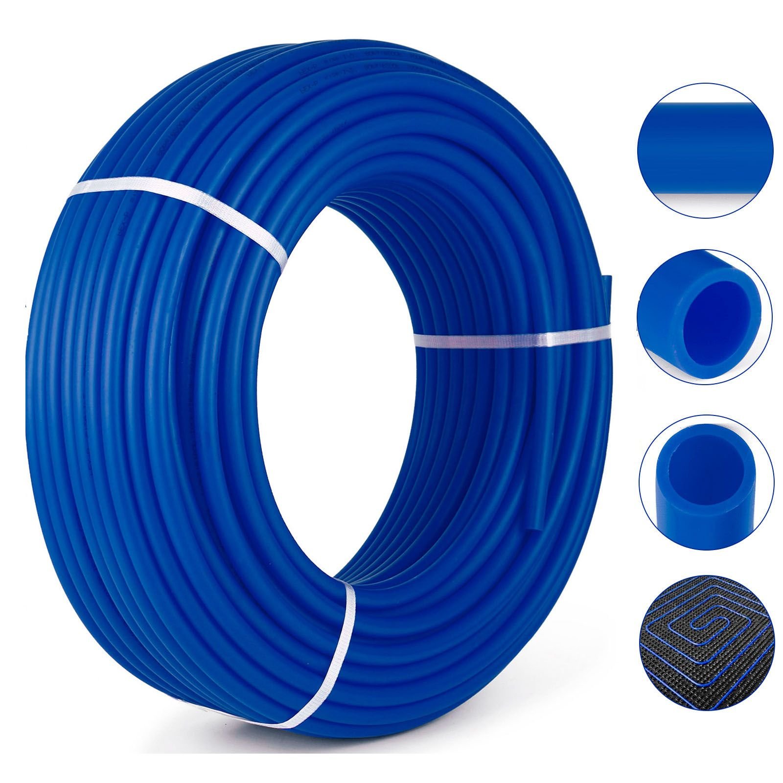 34 pex tubing 300ft non barrier pex pipe blue pex b tube coil for hot and cold water plumbing open loop radiant floor heating system pex tubing 34 non barrier 300ftblue.jpg
