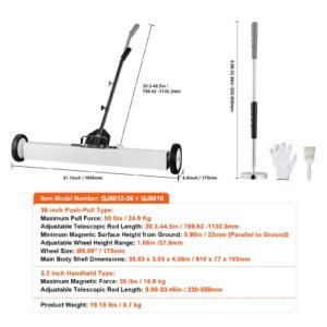 36 inch magnetic sweeper with wheels 55 lbs capacity with telescoping magnetic pickup tool adjustable handle magnetic pickup sweeper to pick up nails and screws for workshop garage yard 3.jpg