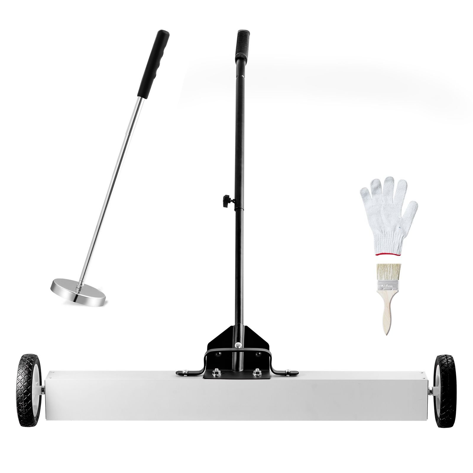 36 inch magnetic sweeper with wheels 55 lbs capacity with telescoping magnetic pickup tool adjustable handle magnetic pickup sweeper to pick up nails and screws for workshop garage yard.jpg