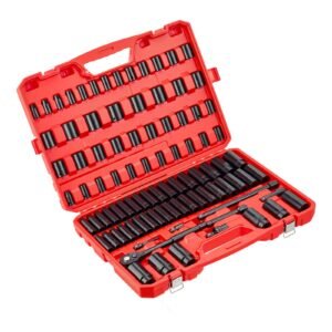 38 in drive impact socket set 96 piece 6 point deep shallow impact sockets sae 516 in to 34 in and metric 8 to 22 mm sizes with 3 in 6 in extension bars cr v steel carrying case 3.jpg