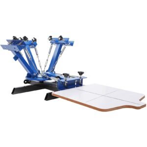 4 color 1 station screen printing machine 212x177in 54x45cm screen printing press 360 rotable silk double layer positioning pallet for t shirt diy printing 4.jpg
