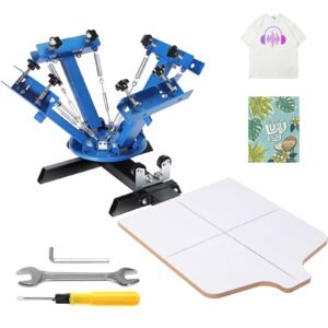 4 color 1 station screen printing machine 212x177in 54x45cm screen printing press 360 rotable silk double layer positioning pallet for t shirt diy printing 5.jpg