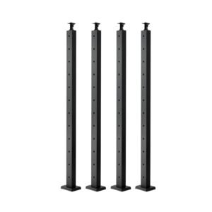 4 pack cable railing post 42x2x2 in horizontal hole deck railing post with pre drilled holes stainless steel cable rail post with horizontal and curved bracket black 4jzlgzxhs106urzu0001v0 5.jpg