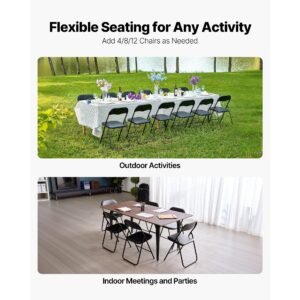 4 pack folding chairs foldable leather chairs with heavy duty metal frame padded cushion portable folding card table chairs stackable seats for home yard garden parties events black 3.jpg
