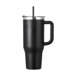 40 oz insulated water bottle stainless steel sports coffee cup with lid handheld travel coffee mug double walled camping hydration flask leakproof for indooroutdoor school work black.jpg