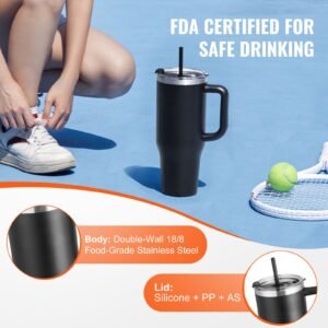 40 oz insulated water bottle stainless steel sports coffee cup with lid handheld travel coffee mug double walled camping hydration flask leakproof for indooroutdoor school work black 5.jpg