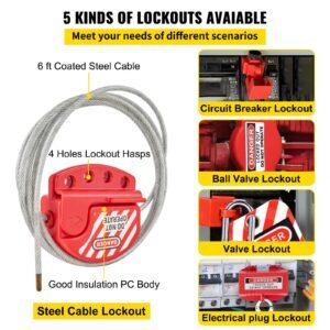 43 pcs lockout tagout kits electrical safety loto kit includes padlocks 5 kinds of lockouts hasps tags ties box lockout safety tools for electrical risk removal in industrial machinery 4.jpg