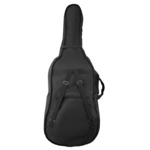 44 full size cello case nylon waterproof lightweight portable travel carrying bag with reinforced handle dual shoulder straps anti scratch professional cello shape for cello black.jpg