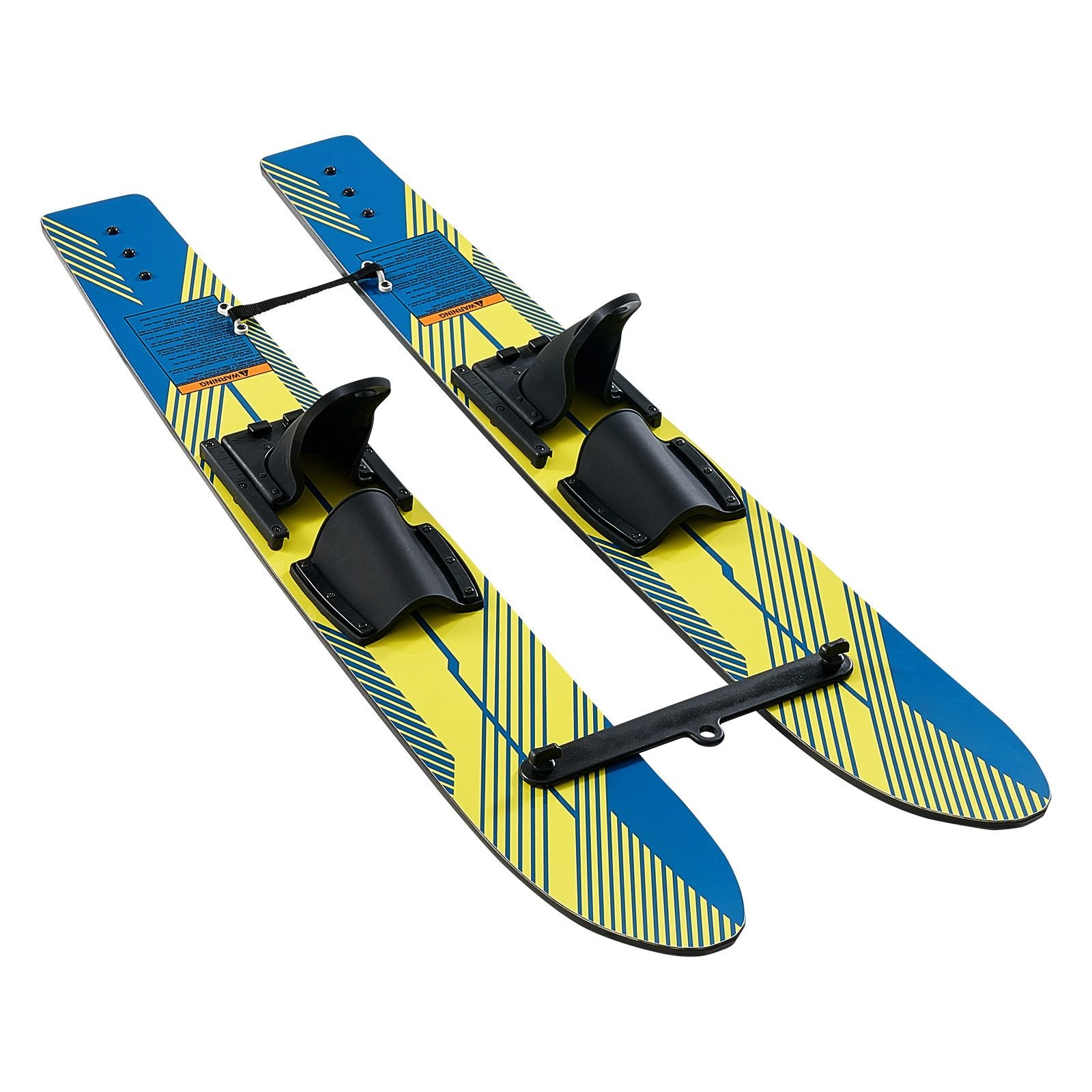 46 water skis kids water ski trainers with x 7 adjustable bindings double handle rope removable stabilizing bar training waterskis combo for kids youth up to 300 lbs.jpg