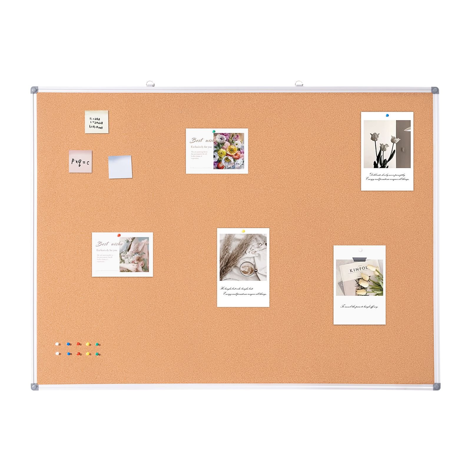 48x36 large cork board wall mounted bulletin board with pin board perfect for school home office.jpg