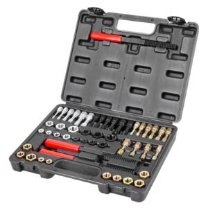 49 piece thread chaser set unc unf and metric thread restorer tool rethreading tool kit with 22 taps 24 dies 3 thread files storage case heat treated steel for mechanics diy enthusiasts 2.jpg