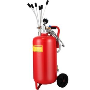 5 Gallon Portable Air Pneumatic Waste Oil Garage Extractor Drain Tank