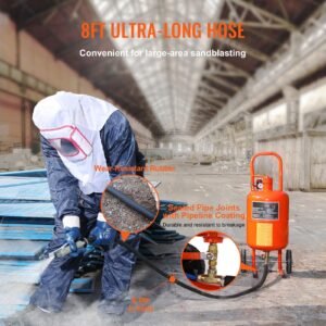 5 gallon sand blaster 60 110 psi high pressure sandblaster portable abrasive blasting tank air sand blasting kit with 4 ceramic nozzles and oil water separator for paint stain rust removal 1.jpg