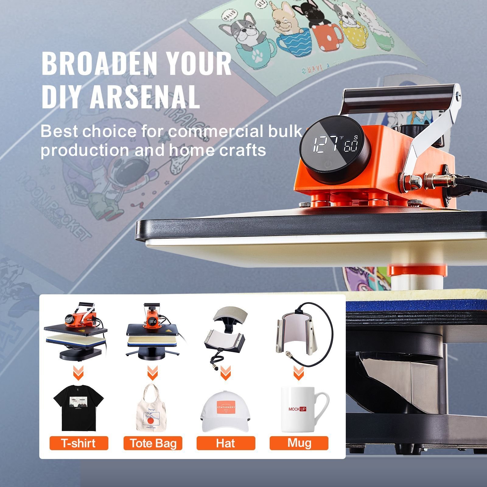 5 in 1 heat press machine 12 x 15 fast heating 360 swing away digital sublimation transfer t shirt vinyl transfer printer for banners canvas bag shirts pillow cups caps plates.jpg
