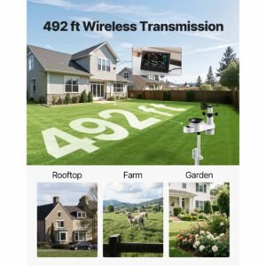 5 in 1 wireless weather station 75 inch va display solar powered outdoor sensor rain gauge indoor outdoor for weather forecast temperature humidity wind speed and direction no wifi 1.jpg