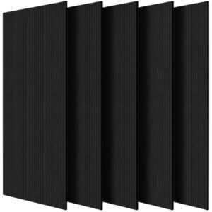 5 pack acoustic panels with self adhesive 472 x 236 x 04 inch sound proof foam panels polyester fiber soundproof wall panels high density for home studio office theater black.jpg
