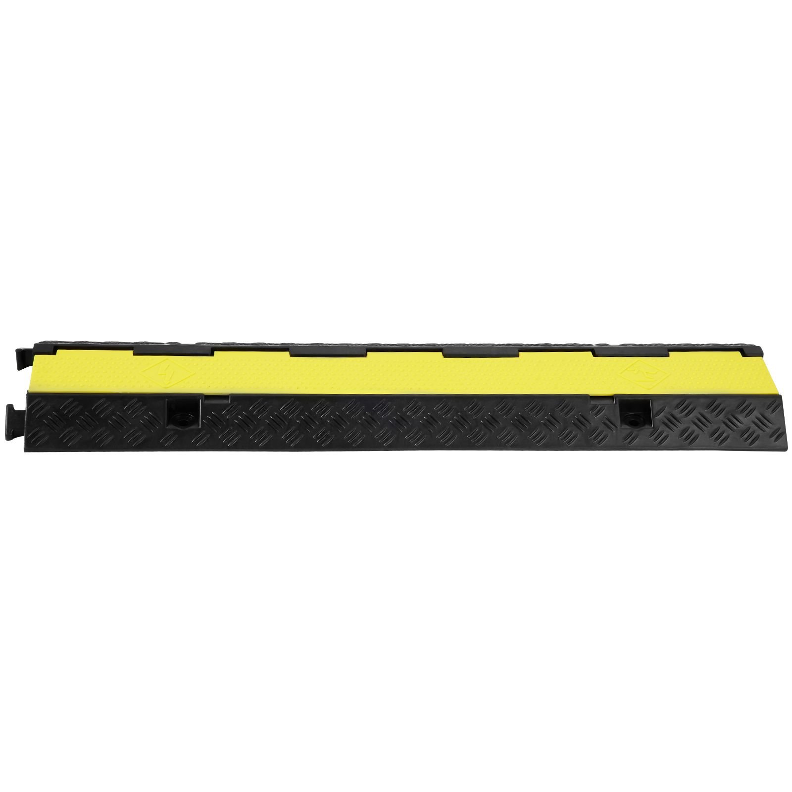 5 piece rubber cable guard dual channel 12000 lbs per axle load capacity durable hose wire protection ramp for driveways with easy access top 50 ft caution tape for both indoor outd.jpg