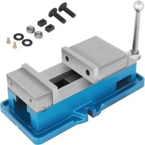 5" Super-Lock Vise For NC/CNC Machines Bench Clamp Vise High Precision, Vise Clamp Vice CNC Vise Lockdown Vise Drilling 125mm Width CNC 24KN