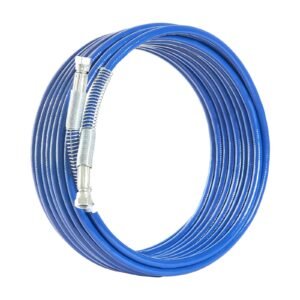 50ft Airless Paint Sprayer Hose, 1/4 in Universal Airless Paint Spray Hose, 4350 PSI High Pressure Flexible Airless Sprayer Hose, Multi-Layer Reinforced Steel Wire Braid Hose for Paint Sprayer