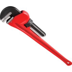 51" Cast Iron Handle Heavy-Duty Hook Jaw Straight Pipe Wrench