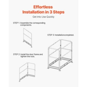 6 foot scaffolding safety guardrail rustproof solid carbon steel scaffold guard rail of 554 lbs load capacity baker style metal guardrails accessory system for scaffolding platform yellow 3.jpg