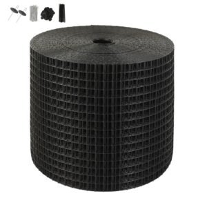 6 inch x 100ft solar panel bird guard critter guard roll kit with 60pcs aluminum alloy fasteners solar panel guard with rust proof pvc coating 12 inch wire roll mesh.jpg