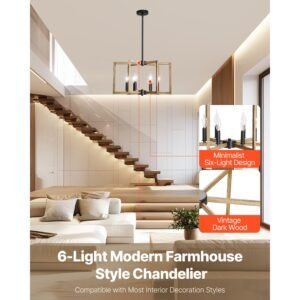 6 light chandelier metal farmhouse chandelier adjustable height dining room hanging light fixture for ceilings modern chandelier for bedroom foyer hall kitchen living room and entryway 1.jpg
