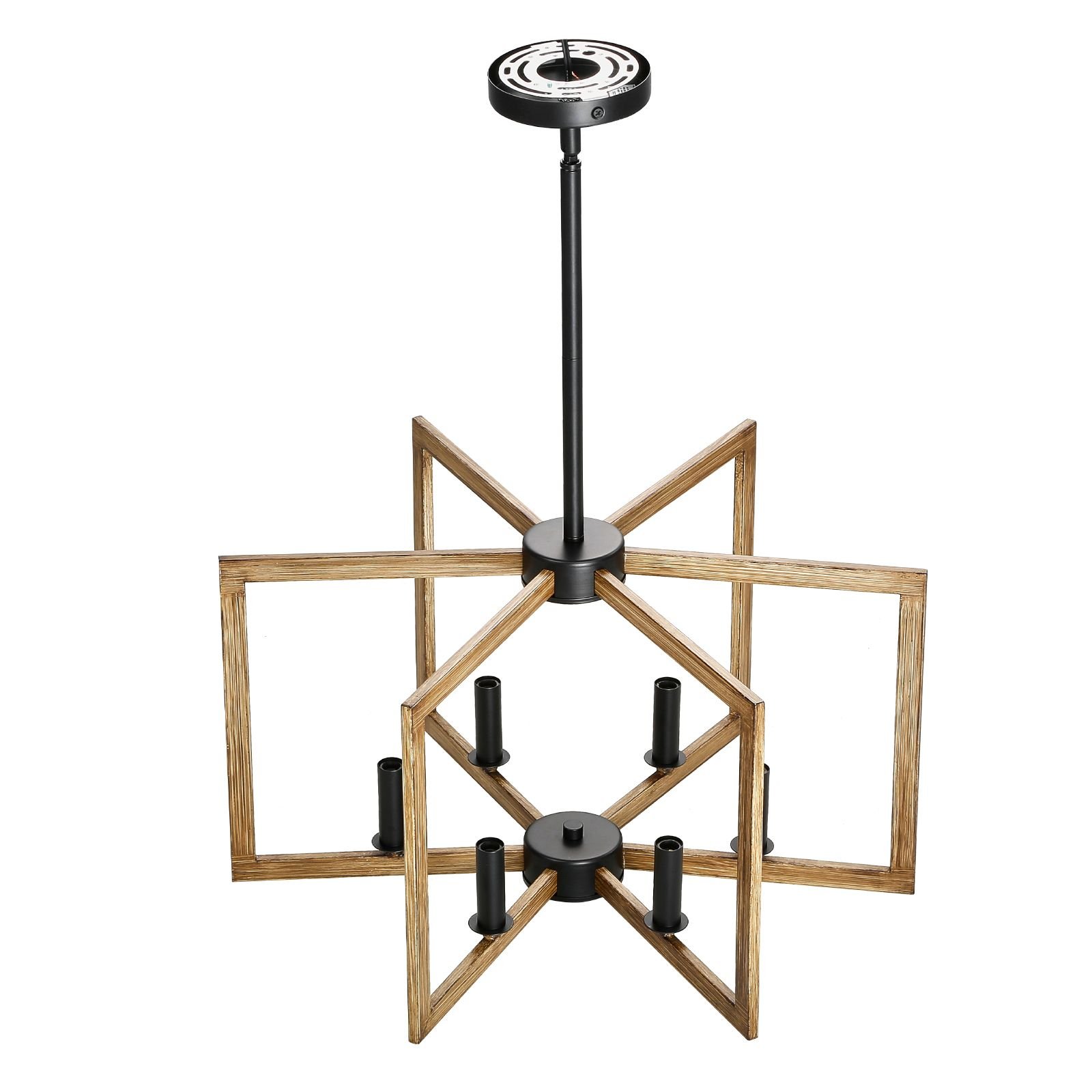 6 light chandelier metal farmhouse chandelier adjustable height dining room hanging light fixture for ceilings modern chandelier for bedroom foyer hall kitchen living room and entryway.jpg