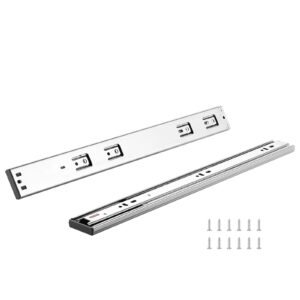 6 pairs of 22 inch drawer slides side mount rails heavy duty full extension steel track soft close noiseless guide glides cabinet kitchen runners with ball bearing 100 lbs load capacity.jpg