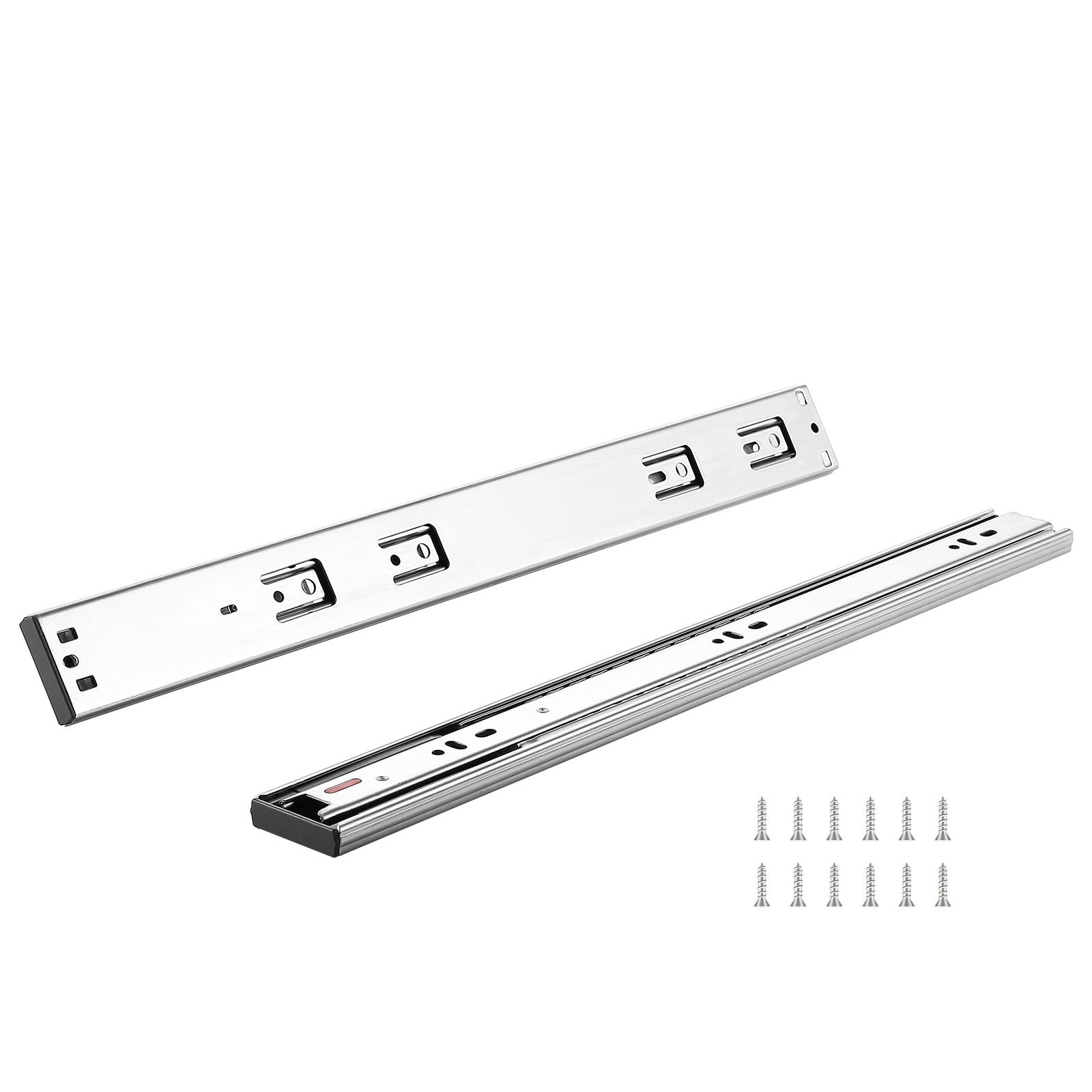 6 pairs of 22 inch drawer slides side mount rails heavy duty full extension steel track soft close noiseless guide glides cabinet kitchen runners with ball bearing 100 lbs load capacity.jpg